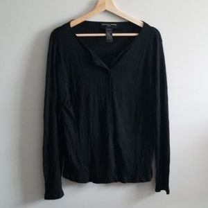 Black cardigan 100% silk